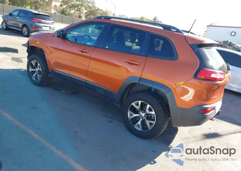 2015 Jeep Cherokee Trailhawk из США, поврежденный, VIN 1C4PJMBSXFW778247